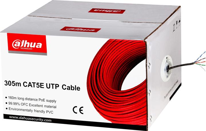 Actual product image Dahua Kabelis CAT5E UTP 4P 1x305m (U/UTP, CAT5e, 305 m)