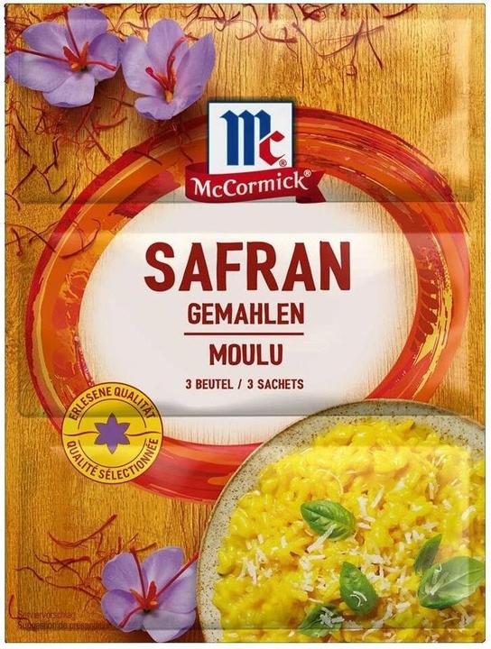 McCormick Beutel Safran gemahlen 0.375 g, Produkttyp: Einzelgewürze (5 g)