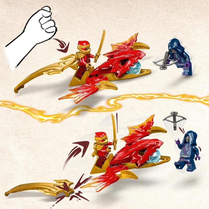 Produktbild LEGO Kais Drachengleiter (71801, LEGO Ninjago)