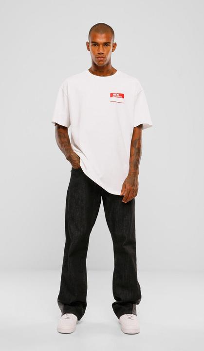 Actual product image Urban Classics Hey! My Name Is Oversize Tee - 119375 (M)