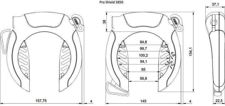 Image du produit Abus Pro Shield 5850 (26 cm)