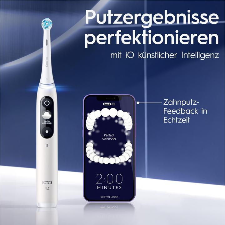 Immagine prodotto Oral-B iO Series 6, White Luxe Edition Elektrische Zahnbürste (Spazzolino oscillante)