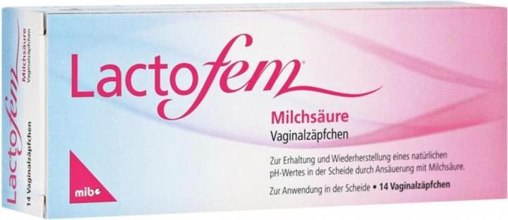 Image du produit Lactofem Milchsäure Vaginalzäpfchen (193.20 ml, Suppositoires vaginaux)