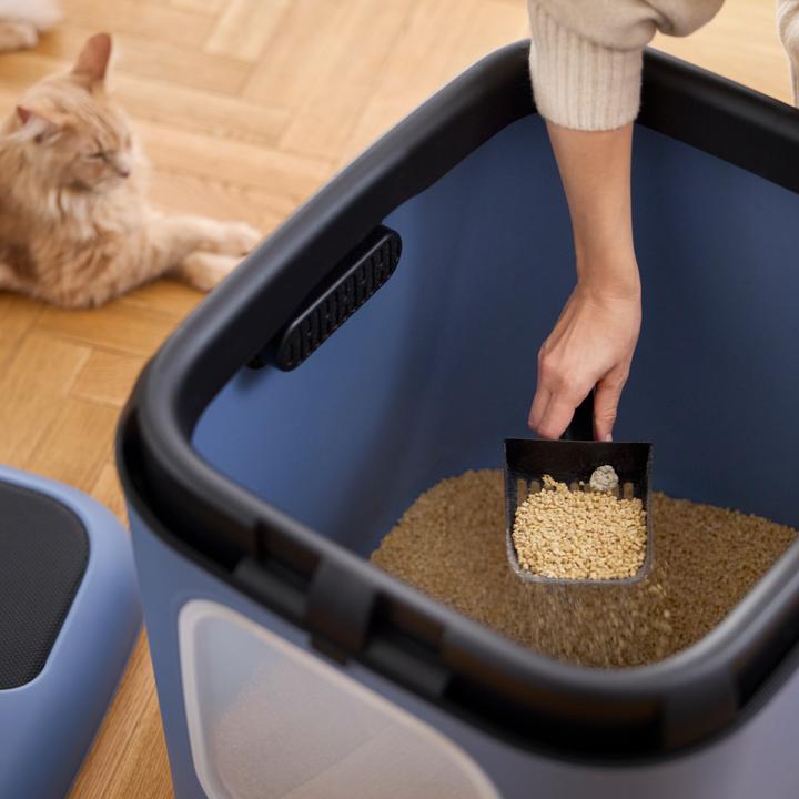 Actual product image Rotho BIALA XL cat litter tray (Cat litter box closed)