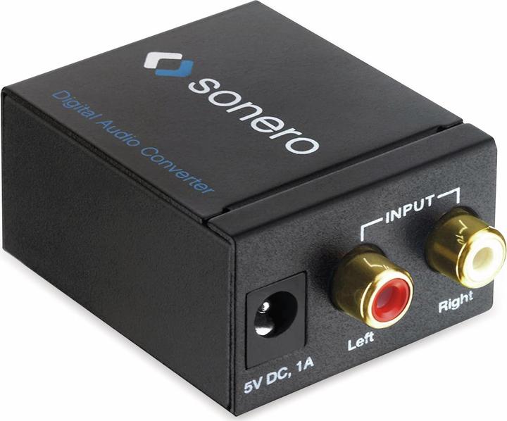 Purelink Sonero Audio-Konverter X-AC0002xCinch auf S/PDIF Dig.Koax o.Toslink (DA Wandler)