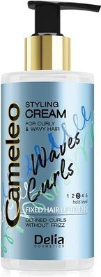 Delia Cosmetics Cameleo Keratin Hair Care Line für lockiges und gewelltes Haar 150ml Styling Creme (Haargel, 150 ml)