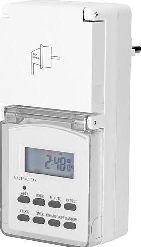 Produktbild TS Electronic Outdoor Zeitschaltuhr elektronisch weiss 45-19811