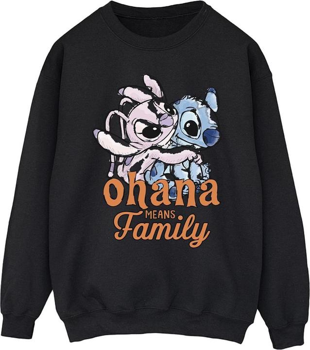 Disney Lilo And Stitch Ohana Angel Hug Sweatshirt (L)