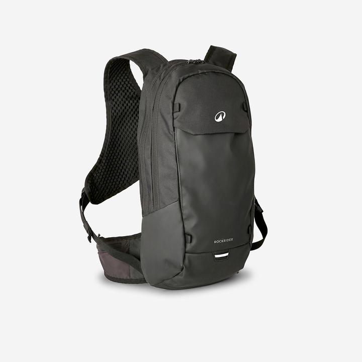 Actual product image Rockrider Trinkrucksack MTB 12 L/ 2 L Wasser schwarz (12 l)