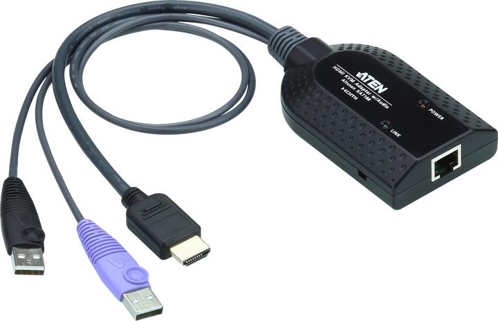 Aten Adattatore KVM KA7188, modulo CPU, cavo adattatore KVM USB HDMI Virtual Media