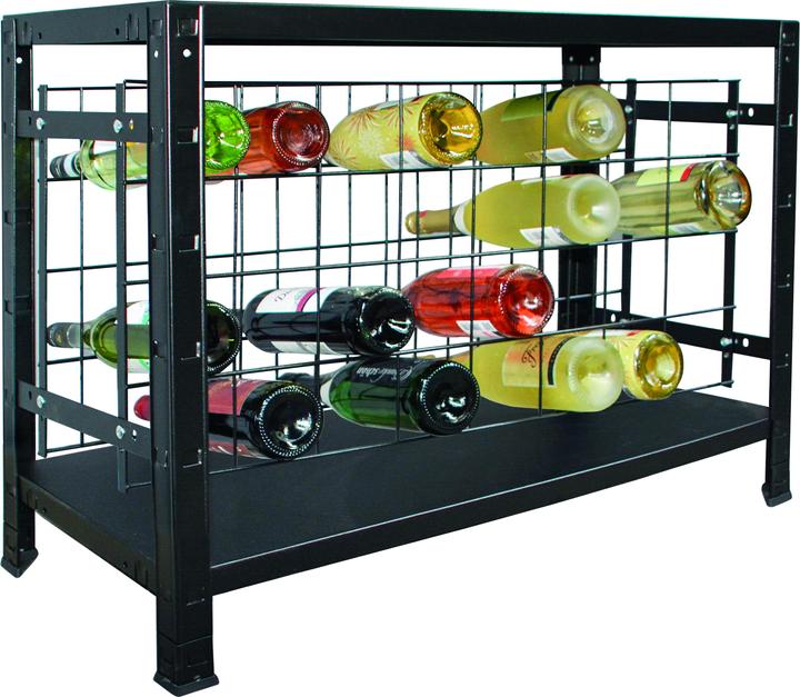 Actual product image Schulte Regalwelt Wine plug-in system basic rack, 32 bottles (32 Fl.)
