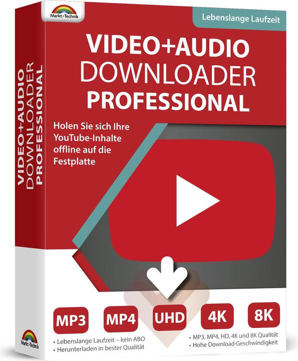 Image du produit Die Komplettlösung, um Internetvideos und Musik herunterzuladen: Mit dem Video und Musik Downloader (1 Utilisateur, 1 Périphériques/Utilisateurs, Illimité)