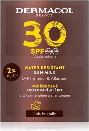 Dermacol Water Resistant Sun Milk SPF 30 (Water Resistant Sun Milk) 2 x 15 ml (Sonnenmilch, SPF 30, 30 ml)