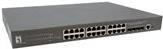 Produktbild LevelOne Switch 28x GE GTP-2871 4xGSFP 24xPoE (24 Ports)