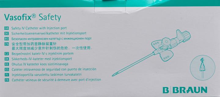 Immagine prodotto B.Braun SAFETY Cannula IV 18G 1,3x45 mm verde, 50 pz.