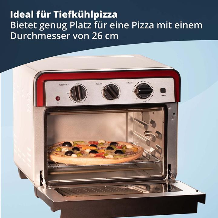 Actual product image KHG Mini-Backofen Retro MBO-22CS