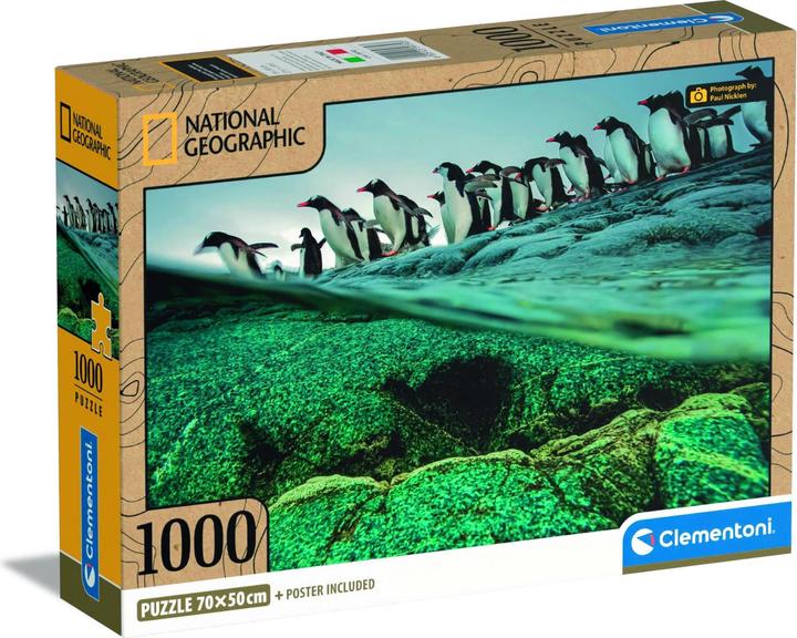 Clementoni Puzzle National Geographics - Penguin, 1000 pieces. (1000 pieces)