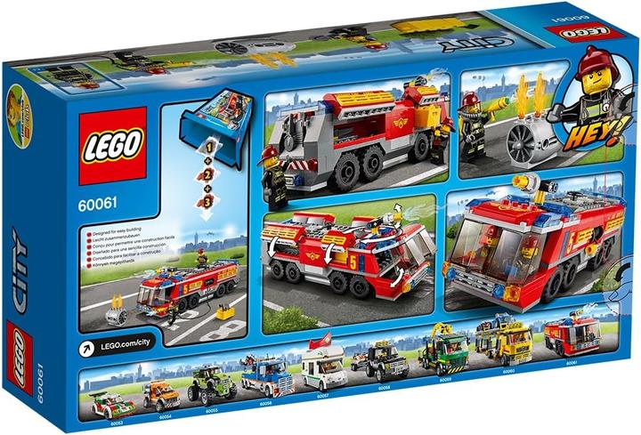 Produktbild LEGO Flughafen-Feuerwehrfahrzeug (60061, LEGO City)