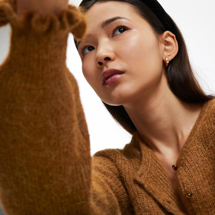 Produktbild La Redoute Collections Strickjacke aus Alpakamix (XL)