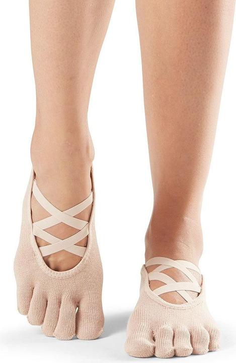 Actual product image Toesox Toe Socks Grip Full Toe Elle S, Nude (S)