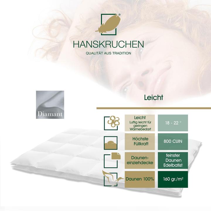 Actual product image Hanskruchen Diamant (580 g, 155 x 220 cm)
