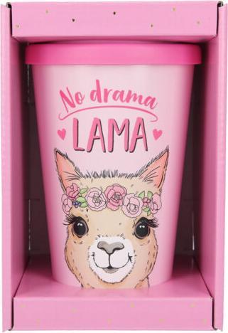 Produktbild Depesche Kaffeebecher To-Go No Drama Lama rosa 0,35 l (350 ml, 1 x)