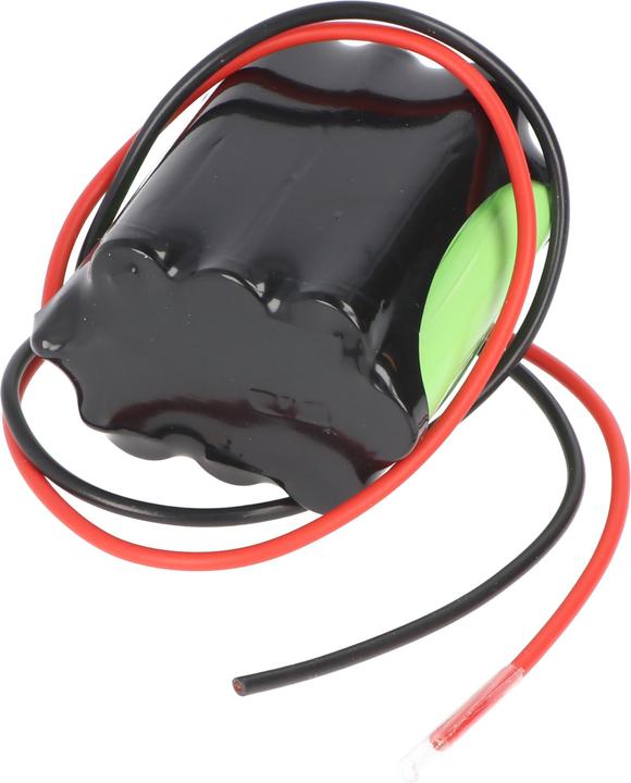 Immagine prodotto AccuCell Notleuchtenakku NiMH 12V 600mAh mit 300mm Kabel ersetzt RPower 20109 LEX, 44,2 x 29,1mm (1 pz., 600 mAh, Accumulatore di carica elettrica)
