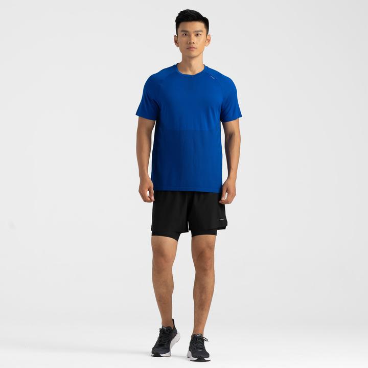 Actual product image Kiprun Laufshorts Herren Tights 2-in-1 - schwarz (XL)