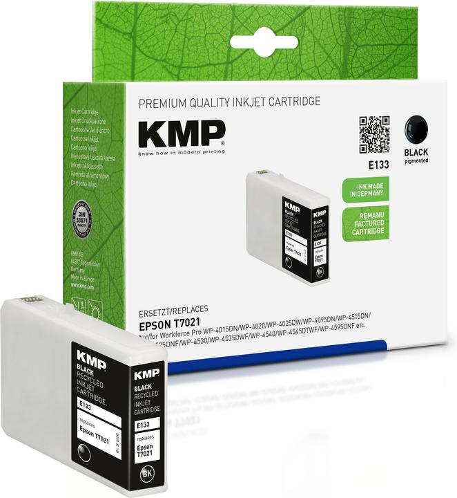 Image du produit KMP E133 Cartouche d'encre compatible avec Epson T7021 (CF)