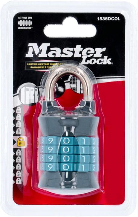Master Lock Zahlenschloss 1535EURDCOL