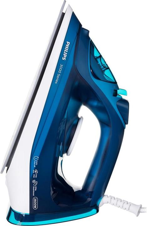 Actual product image Philips 3000 series DST3040/70 Steam iron Ceramic soleplate (2400 W, 200 g/min)