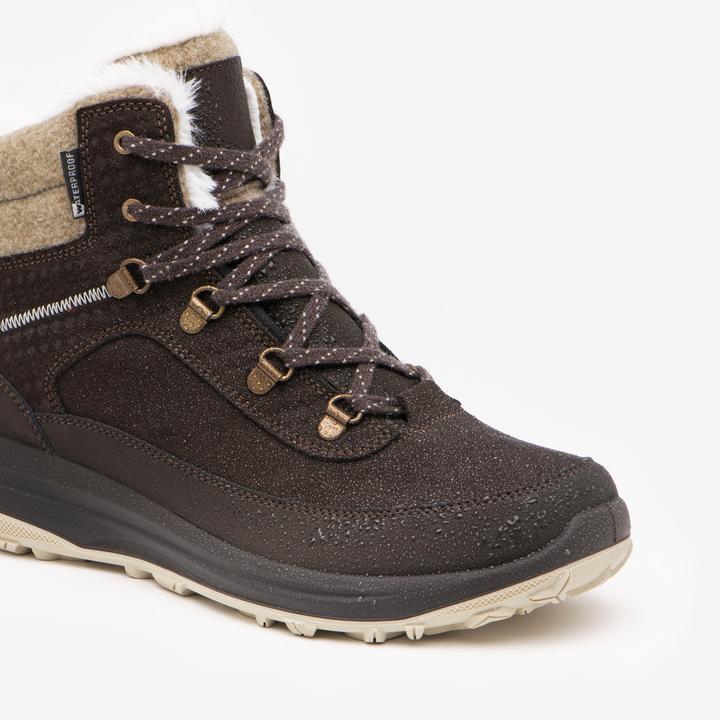 Produktbild Quechua Winterschuhe Damen Leder warm wasserdicht halbhoch Winterwandern - SH900 (38)