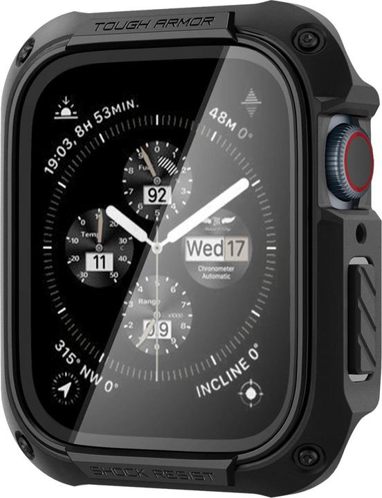 Actual product image Tech-Protect TOUGH ARMOR APPLE WATCH 7 / 8 (45 MM) BLACK