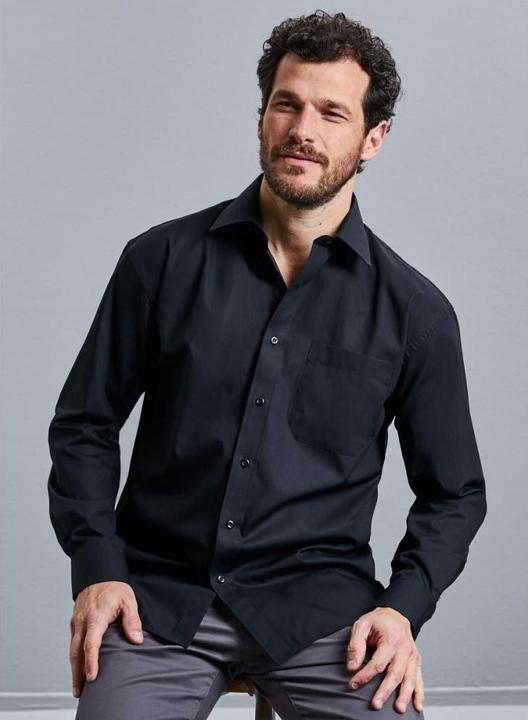 Immagine prodotto Russell - Camicia Manica Lunga Puro Cotone - Uomo (XXL)