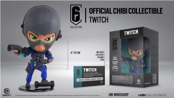 Produktbild Ubisoft Six Collection - Serie 3: Twitch Figur