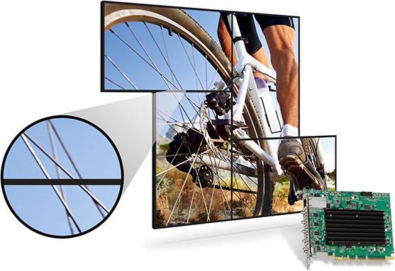 Produktbild Matrox QuadHead2Go Q155 4K standdalone PCIe card 1 x HDMI input, 4 x HDMI outputs and 1 x RJ45