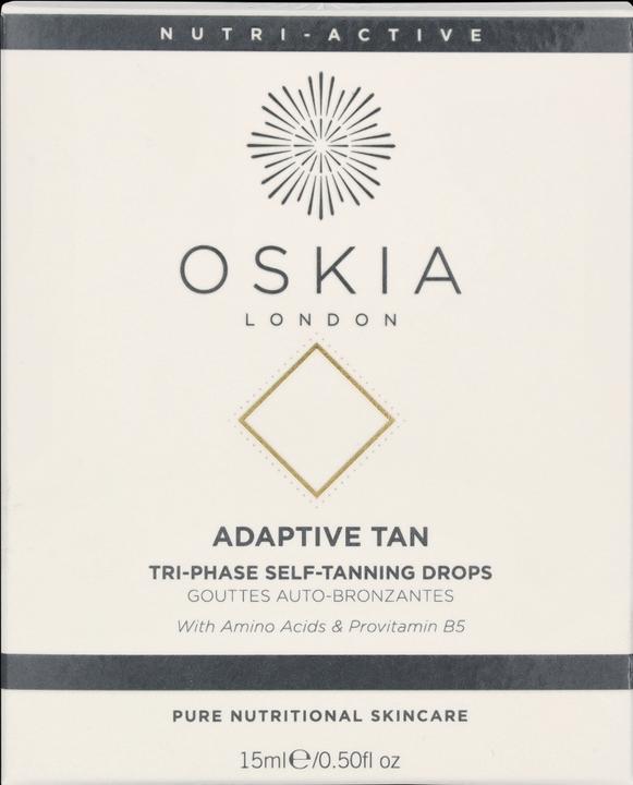 Actual product image Oskia LONDON Self Tanner Adaptive Tan Drops 15 ml (Self tanning foam, 15 ml)