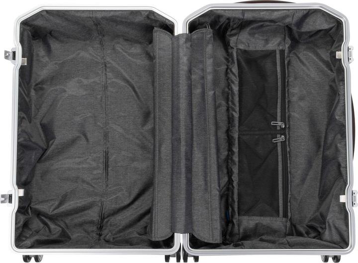 Actual product image Piquadro Ultra Slim Medium Suitcase Gray/Leather (75 l, M (50 - 90l))