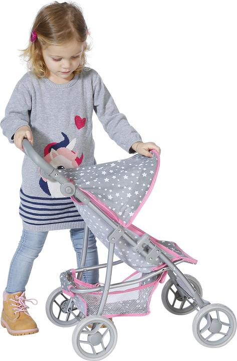 Image du produit Knorrtoys Puppenbuggy Liba - Star grey