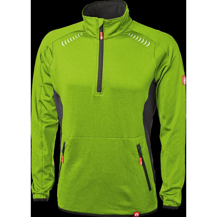 Produktbild Magni Tech-Fleecepullover lime/schwarz meliert Gr. S Fortis Elements (S)