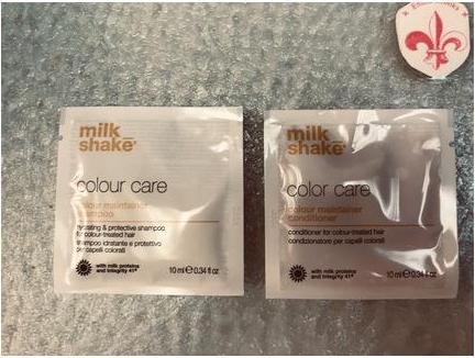 Actual product image Milk_Shake Milkshake Colour Care Shampoo 10ml & Conditioner 10ml Travel Size (Liquid shampoo)