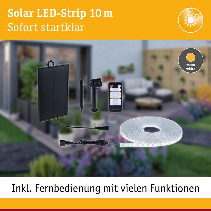 Image du produit Paulmann Solar Stripe (Blanc chaud, 1000 cm, Intérieur)
