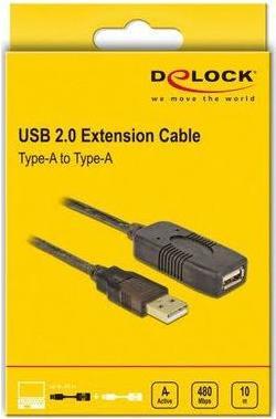 Actual product image Delock USB cable extension (10 m, USB 2.0)