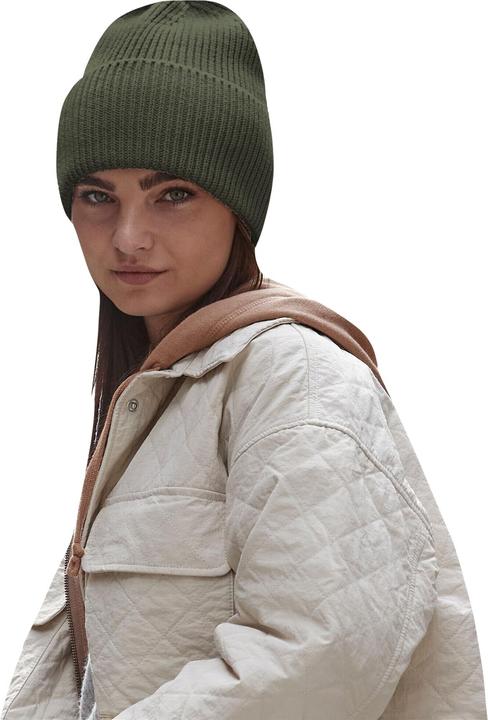Actual product image Beechfield Cuffed Oversized Beanie (One size)