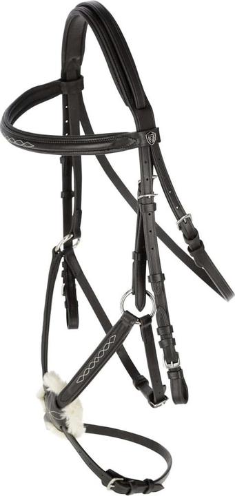 Kerbl Snaffle bridle Cancun black, Full