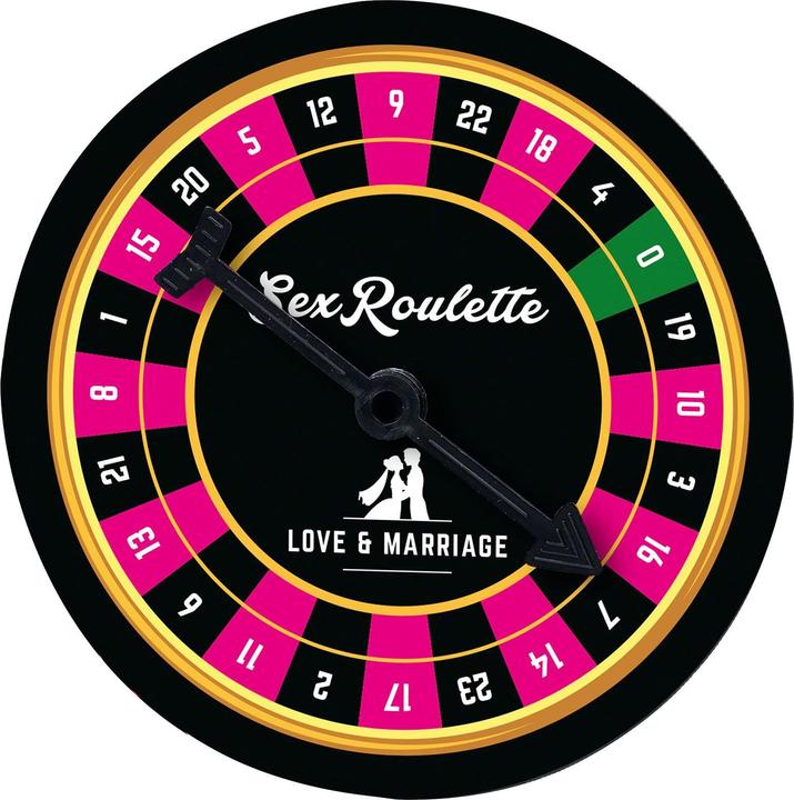 Produktbild tease & please Sex Roulette Love & Marriage (Sonstiges, Niederländisch, Englisch, Deutsch, Französisch, Spanisch, Schwedisch, Italienisch, Polnisch, Russisch, Norwegisch)