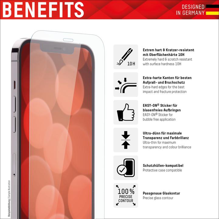 Actual product image Displex Real Glass, 2D Panzerglas + Handyhülle (1 Piece, Apple iPhone 11)