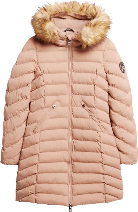 Superdry daunenjacke id fuji faux fur (M)