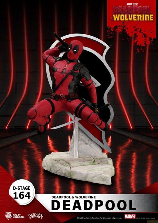 Actual product image Beast Kingdom Deadpool 3 D-Stage PVC Diorama Deadpool 16 cm