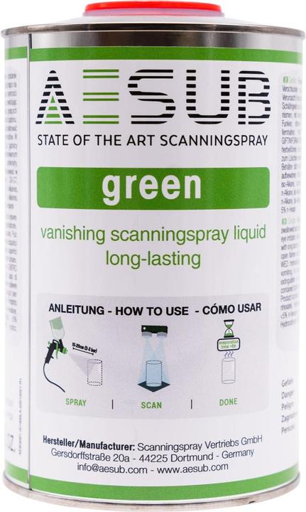 Actual product image Aesub Green Scan Spray 1L (Accessories)